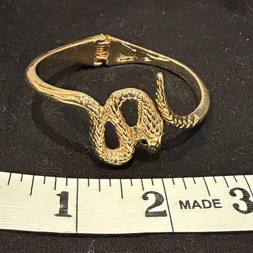 Gold Serpent Bracelet